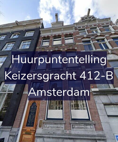 Foto gevel Huurpuntentelling voor Keizersgracht 412-B, Amsterdam
