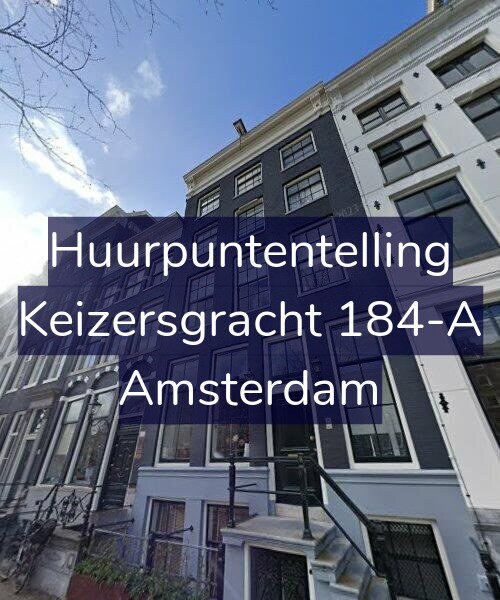 Foto gevel Huurpuntentelling voor Keizersgracht 184-A, Amsterdam