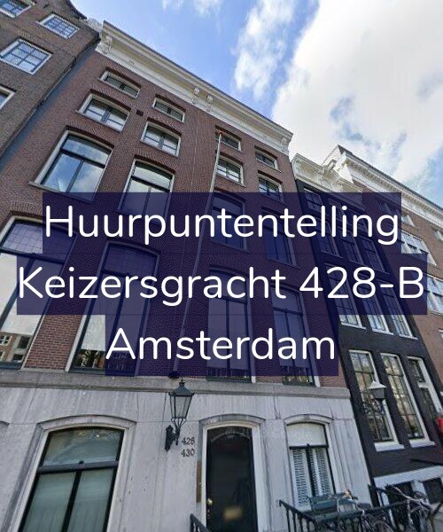 Foto gevel Huurpuntentelling voor Keizersgracht 428-B, Amsterdam