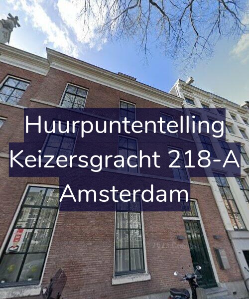 Foto gevel Huurpuntentelling voor Keizersgracht 218-A, Amsterdam