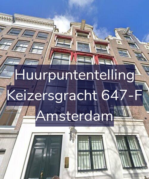 Foto gevel Huurpuntentelling voor Keizersgracht 647-F, Amsterdam