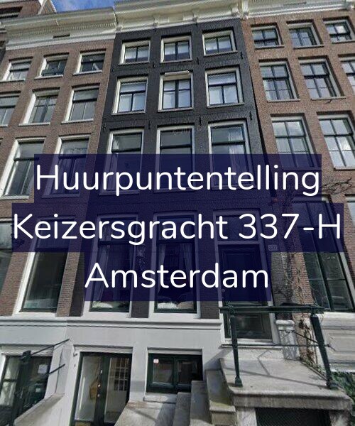 Foto gevel Huurpuntentelling voor Keizersgracht 337-H, Amsterdam