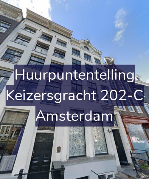 Foto gevel Huurpuntentelling voor Keizersgracht 202-C, Amsterdam