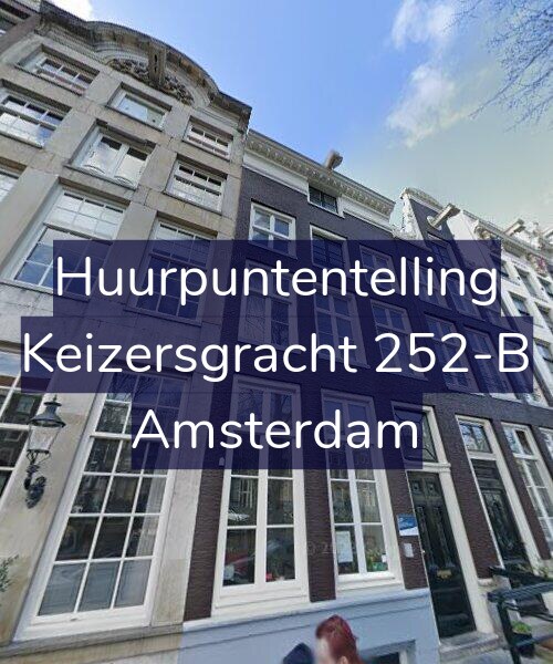 Foto gevel Huurpuntentelling voor Keizersgracht 252-B, Amsterdam