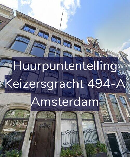 Foto gevel Huurpuntentelling voor Keizersgracht 494-A, Amsterdam