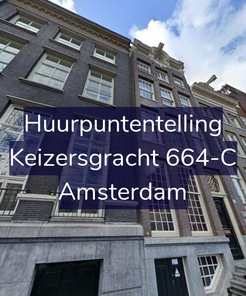 Foto gevel Huurpuntentelling voor Keizersgracht 664-C, Amsterdam
