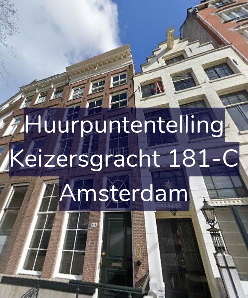 Foto gevel Huurpuntentelling voor Keizersgracht 181-C, Amsterdam