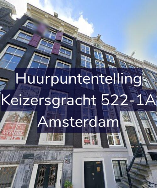 Foto gevel Huurpuntentelling voor Keizersgracht 522-1A, Amsterdam