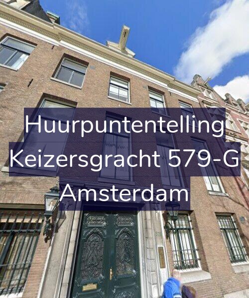 Foto gevel Huurpuntentelling voor Keizersgracht 579-G, Amsterdam