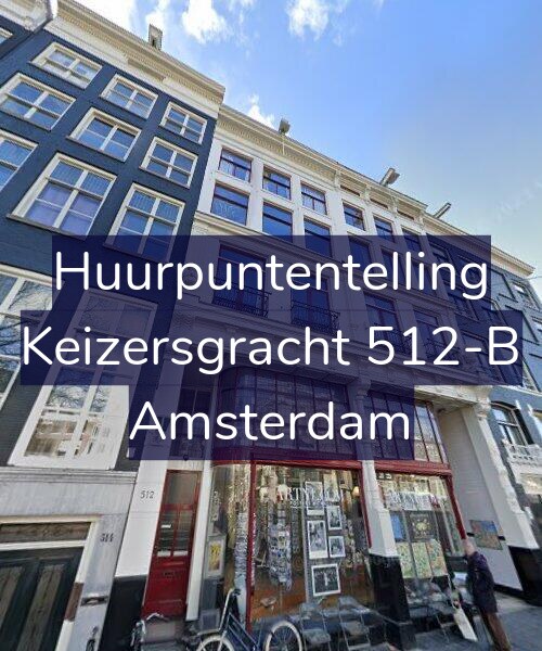 Foto gevel Huurpuntentelling voor Keizersgracht 512-B, Amsterdam