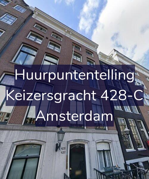 Foto gevel Huurpuntentelling voor Keizersgracht 428-C, Amsterdam