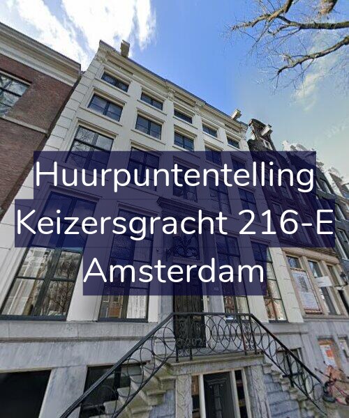 Foto gevel Huurpuntentelling voor Keizersgracht 216-E, Amsterdam