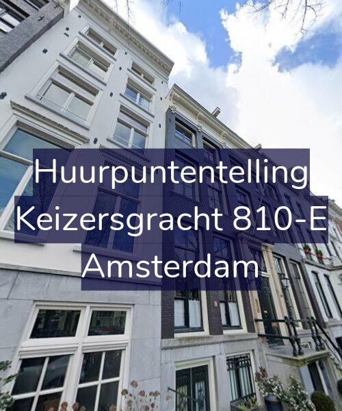 Foto gevel Huurpuntentelling voor Keizersgracht 810-E, Amsterdam