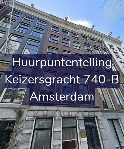Foto gevel Huurpuntentelling voor Keizersgracht 740-B, Amsterdam