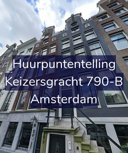 Foto gevel Huurpuntentelling voor Keizersgracht 790-B, Amsterdam
