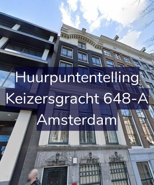 Foto gevel Huurpuntentelling voor Keizersgracht 648-A, Amsterdam