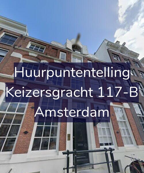 Foto gevel Huurpuntentelling voor Keizersgracht 117-B, Amsterdam