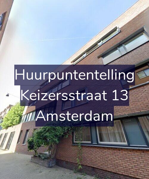 Foto gevel Huurpuntentelling voor Keizersstraat 13, Amsterdam
