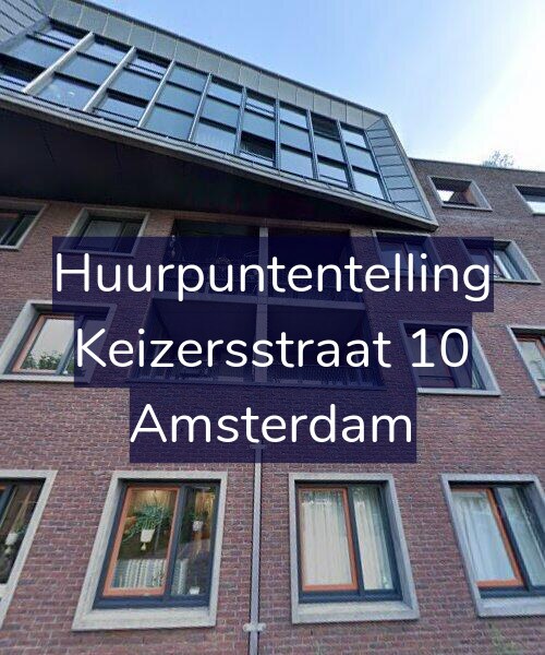 Foto gevel Huurpuntentelling voor Keizersstraat 10, Amsterdam