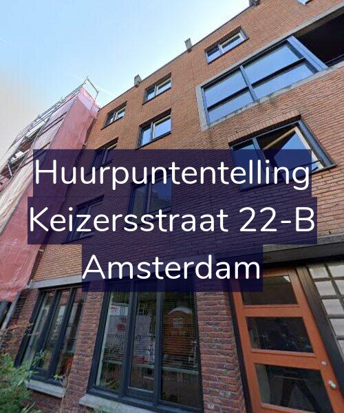 Foto gevel Huurpuntentelling voor Keizersstraat 22-B, Amsterdam