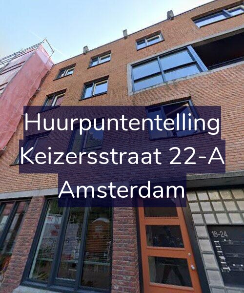 Foto gevel Huurpuntentelling voor Keizersstraat 22-A, Amsterdam
