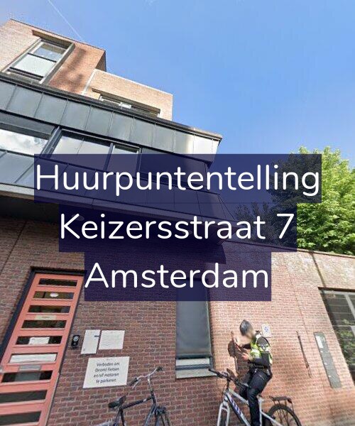 Foto gevel Huurpuntentelling voor Keizersstraat 7, Amsterdam
