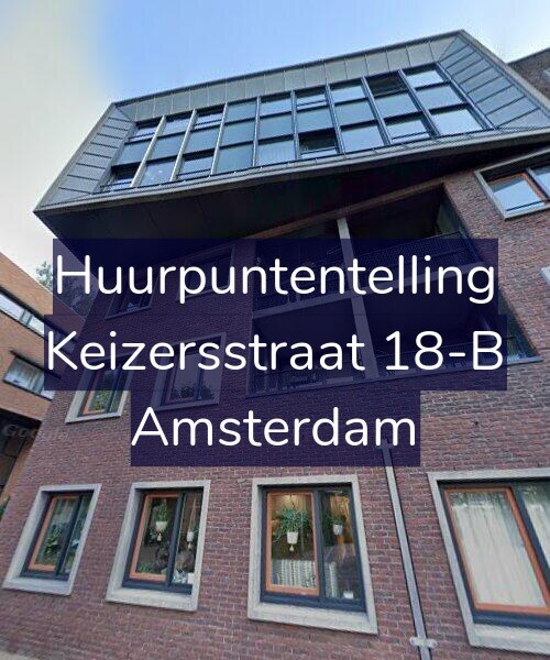 Foto gevel Huurpuntentelling voor Keizersstraat 18-B, Amsterdam