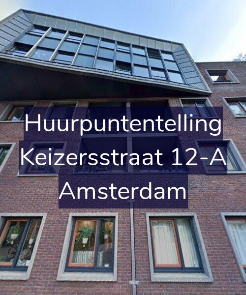 Foto gevel Huurpuntentelling voor Keizersstraat 12-A, Amsterdam