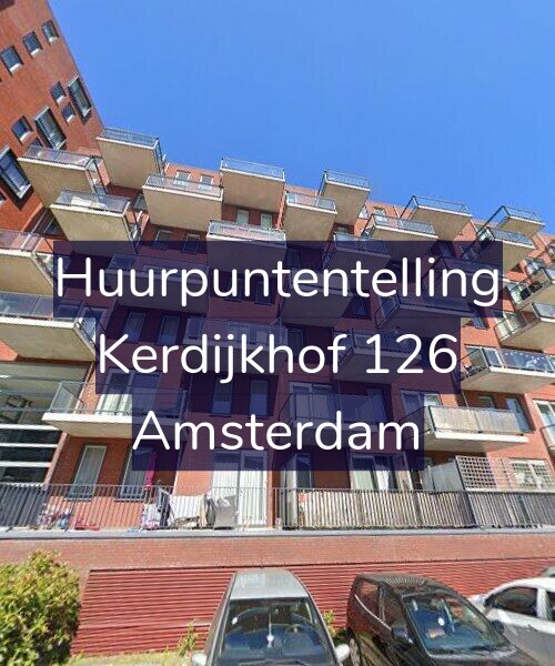 Foto gevel Huurpuntentelling voor Kerdijkhof 126, Amsterdam