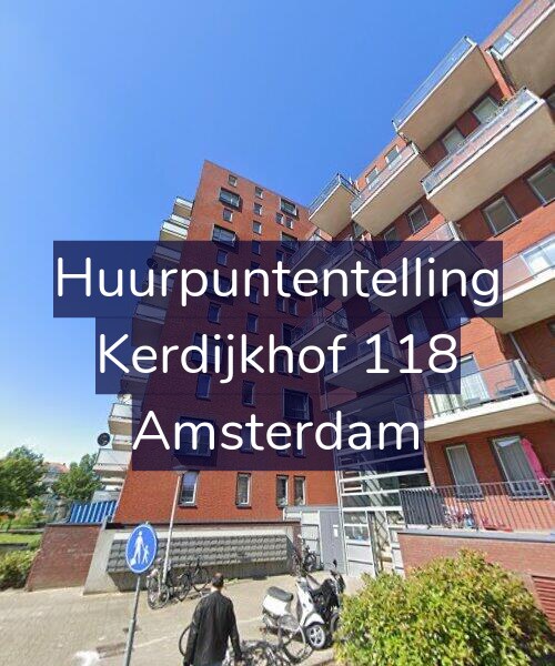Foto gevel Huurpuntentelling voor Kerdijkhof 118, Amsterdam