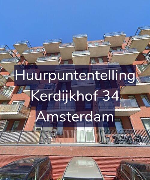 Foto gevel Huurpuntentelling voor Kerdijkhof 34, Amsterdam