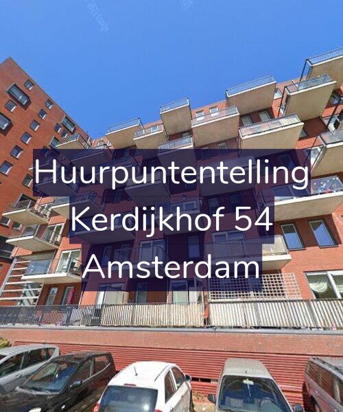 Foto gevel Huurpuntentelling voor Kerdijkhof 54, Amsterdam