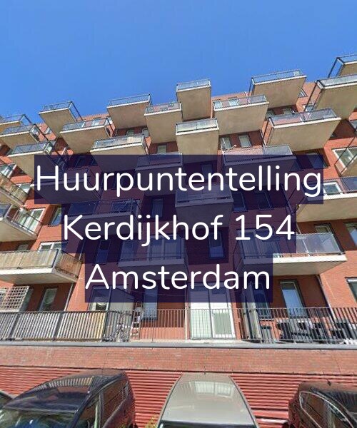Foto gevel Huurpuntentelling voor Kerdijkhof 154, Amsterdam