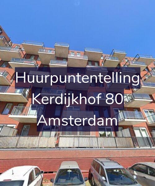 Foto gevel Huurpuntentelling voor Kerdijkhof 80, Amsterdam