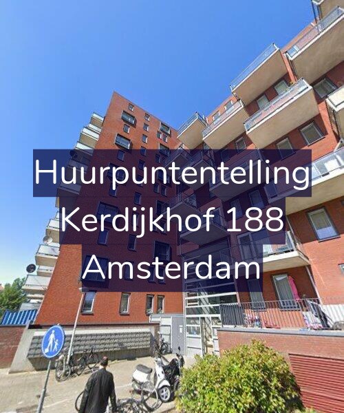Foto gevel Huurpuntentelling voor Kerdijkhof 188, Amsterdam