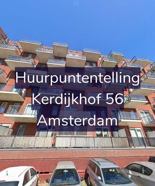 Foto gevel Huurpuntentelling voor Kerdijkhof 56, Amsterdam