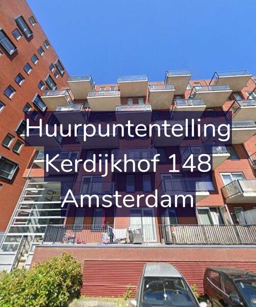 Foto gevel Huurpuntentelling voor Kerdijkhof 148, Amsterdam