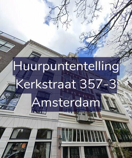 Foto gevel Huurpuntentelling voor Kerkstraat 357-3, Amsterdam