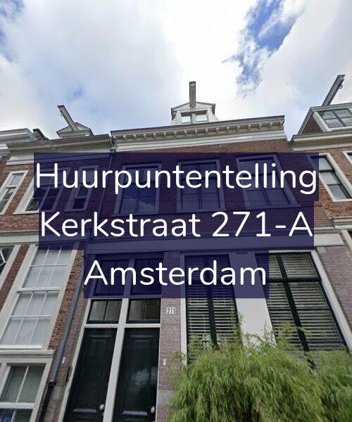 Foto gevel Huurpuntentelling voor Kerkstraat 271-A, Amsterdam