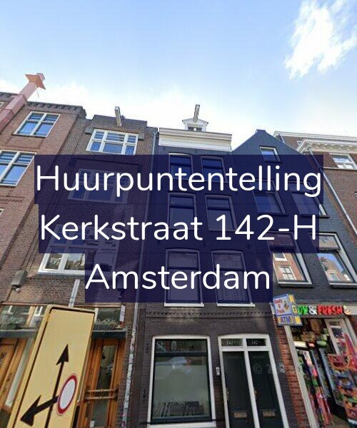 Foto gevel Huurpuntentelling voor Kerkstraat 142-H, Amsterdam