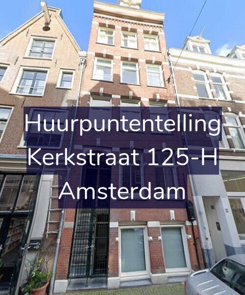 Foto gevel Huurpuntentelling voor Kerkstraat 125-H, Amsterdam