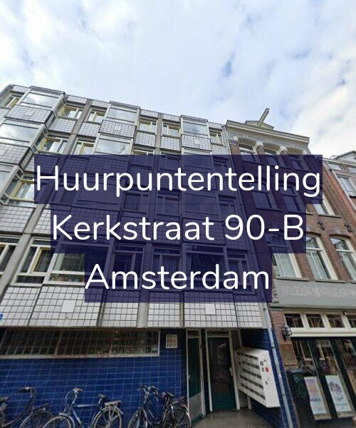 Foto gevel Huurpuntentelling voor Kerkstraat 90-B, Amsterdam