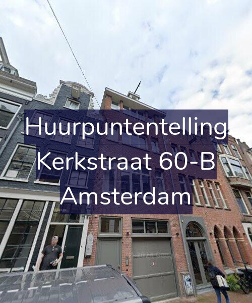 Foto gevel Huurpuntentelling voor Kerkstraat 60-B, Amsterdam