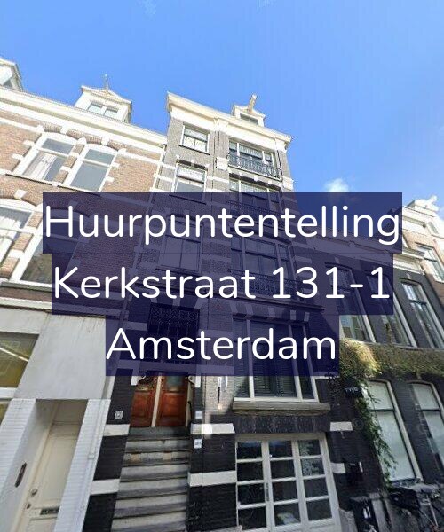Foto gevel Huurpuntentelling voor Kerkstraat 131-1, Amsterdam