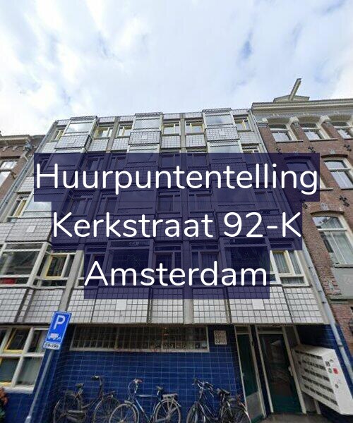 Foto gevel Huurpuntentelling voor Kerkstraat 92-K, Amsterdam