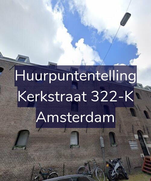 Foto gevel Huurpuntentelling voor Kerkstraat 322-K, Amsterdam