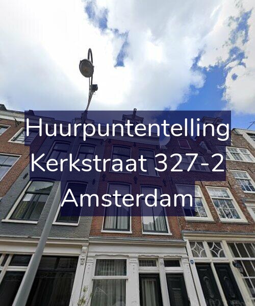 Foto gevel Huurpuntentelling voor Kerkstraat 327-2, Amsterdam