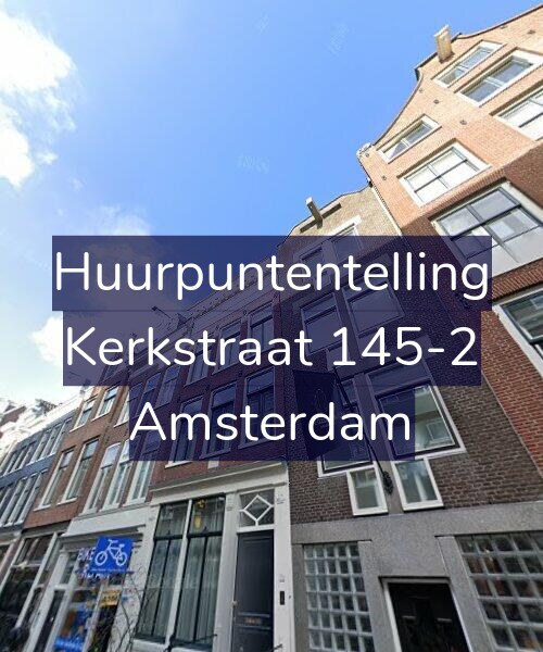 Foto gevel Huurpuntentelling voor Kerkstraat 145-2, Amsterdam