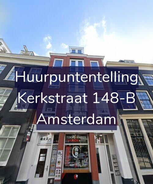 Foto gevel Huurpuntentelling voor Kerkstraat 148-B, Amsterdam