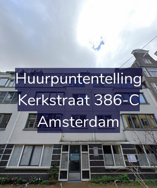 Foto gevel Huurpuntentelling voor Kerkstraat 386-C, Amsterdam
